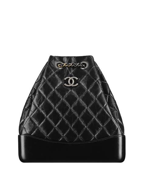 chanel gabrielle purple backpack|authentic Chanel backpack.